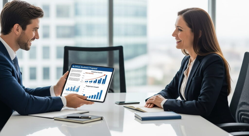 Can AI help consultants with personal branding and lead generation?