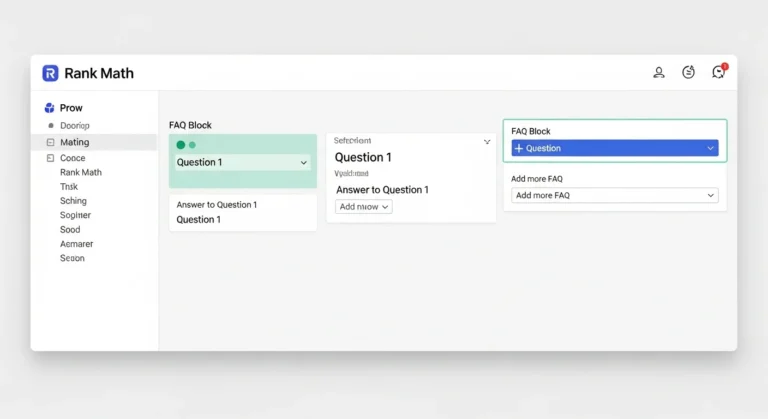 how to add Rank Math FAQ schema in WordPress