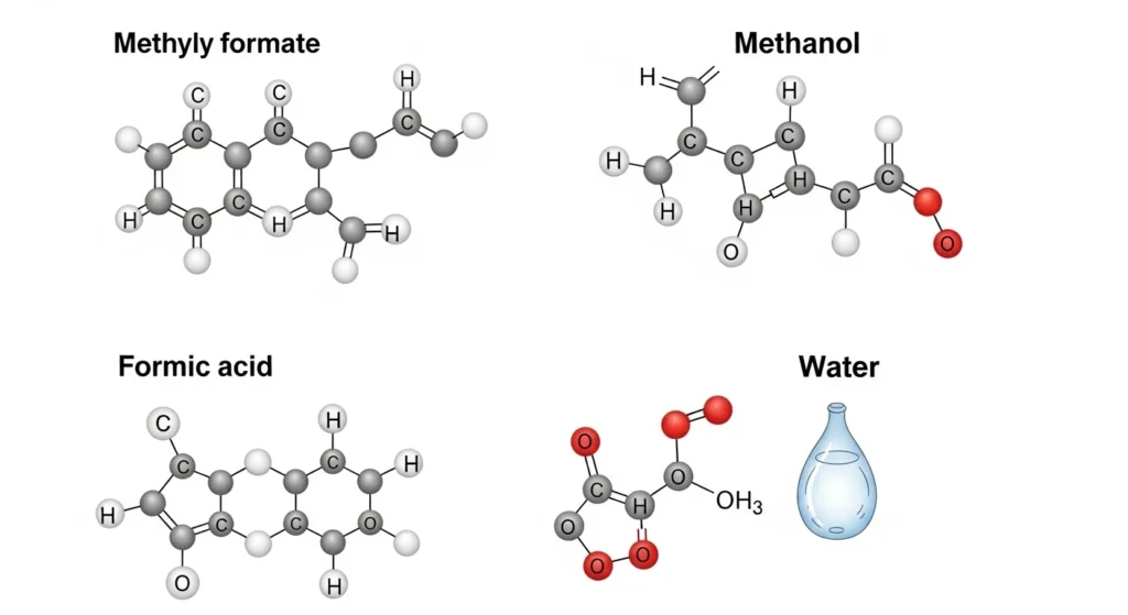 What Is “HCOOCH CH2 H2O”